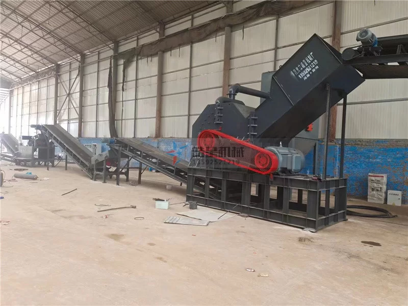 Strength Showcase: Shandong Aluminum Alloy Recycler Installs Haoxing HXPS1400 Crusher – Belt Conveyor Line Ready for Trial Run