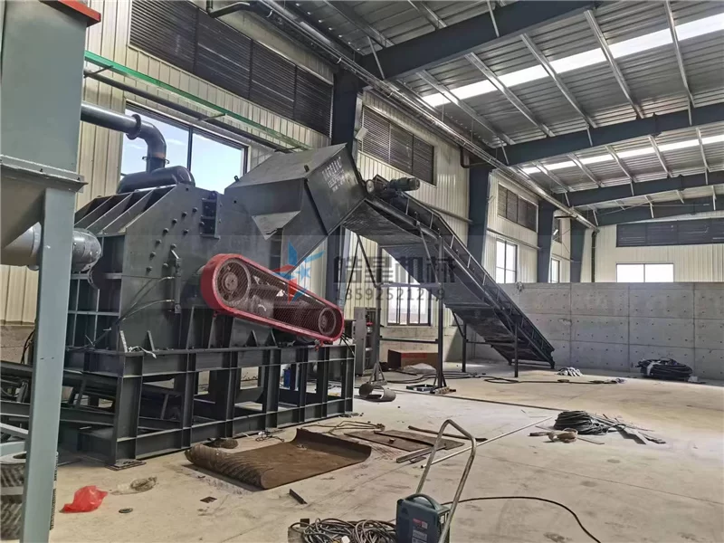 Strength Showcase: Hubei Secondary Aluminum Plant Installs Haoxing HXPS1600 Scrap Aluminum Crusher, Ready for Commissioning
