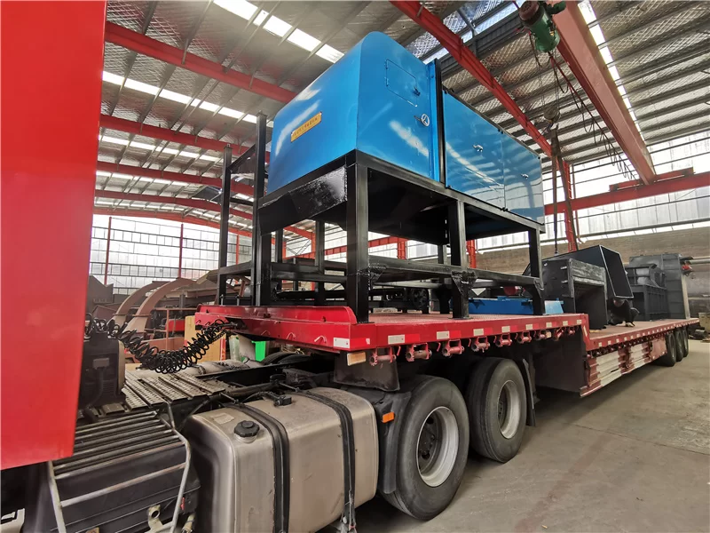 Factory Dispatch Spotlight: Haoxing HXPS1600 Metal Crusher with Eddy Current Separator Line Loaded for Shipment