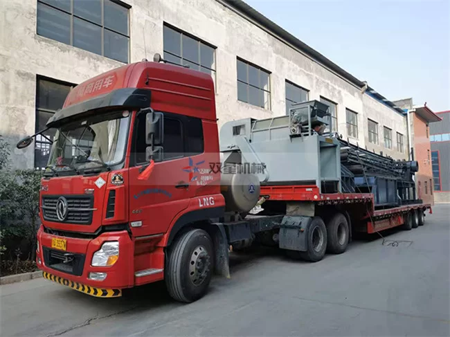 Factory Dispatch Spotlight: Haoxing HXPS1600 Metal Crusher with Chain Plate Conveyor Loaded for Shipment