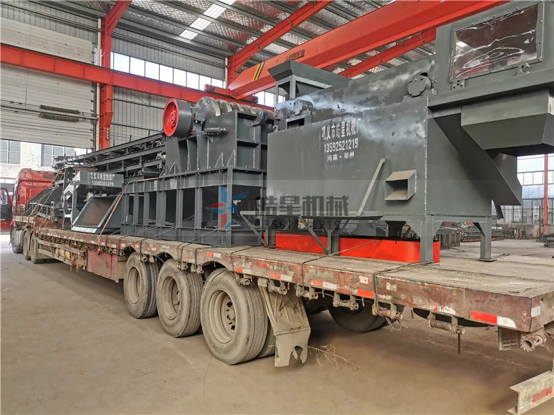 Factory Shipping Spotlight: Haoxing HXPS1600 Aluminum Profile Crusher Dispatched with Heavy-Duty Chain Plate Conveyor System