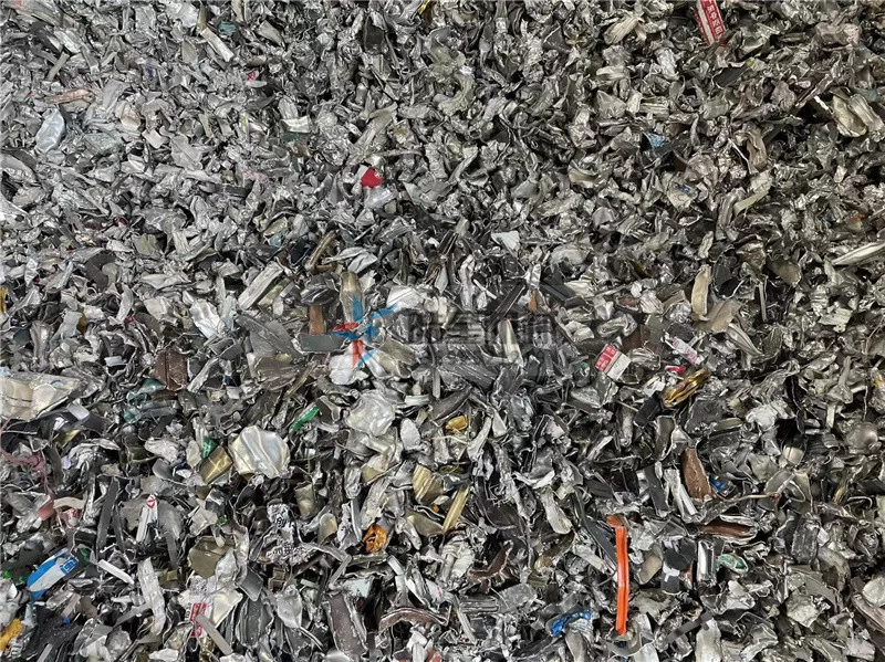 Scrap Aluminum Shredder Material Output Performance