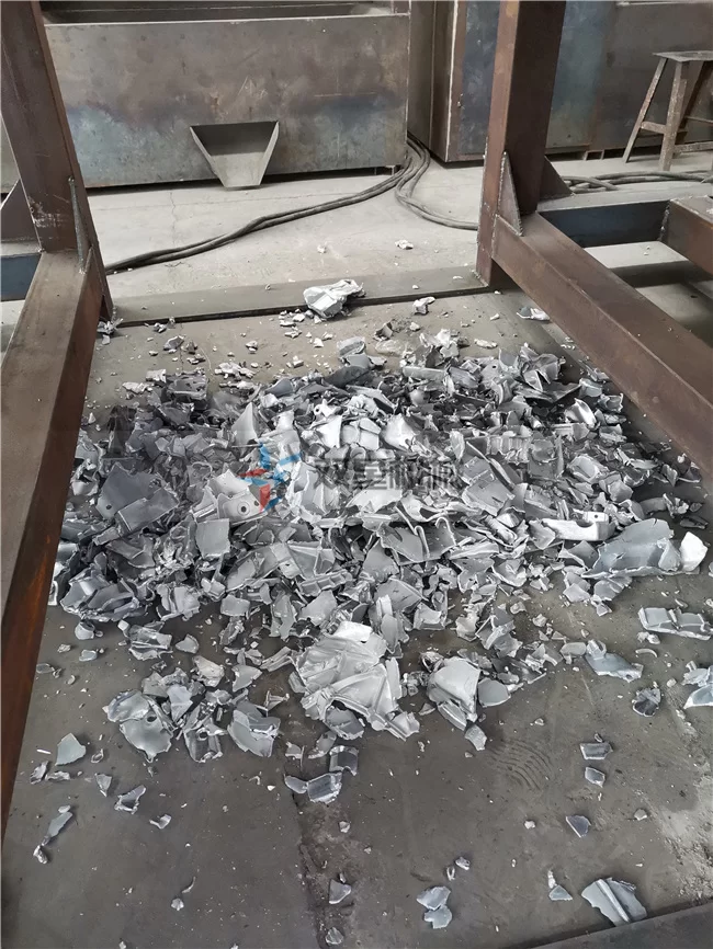 Shredding Effect of Metal Shredder on Secondary Aluminum Castings