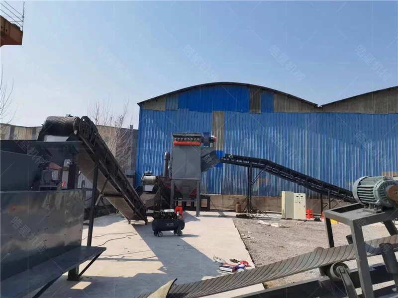 Chongqing Siyuan Metal Technology Co., Ltd. – 1200 Aluminum Scrap Crusher & Eddy Current Separator Case Study - on-site application photo