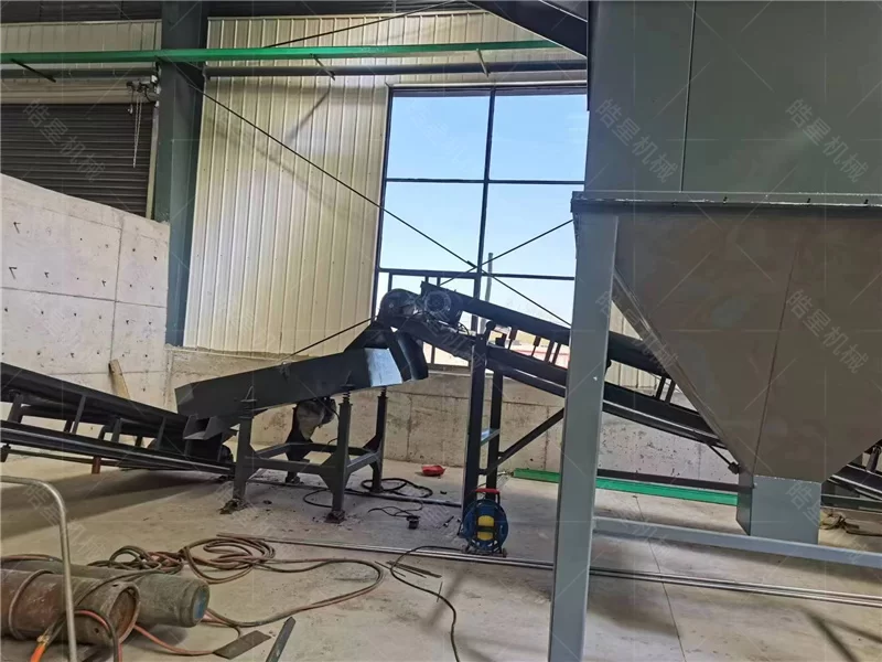 Shuaishuai（Anhui）New Material Technology Co., Ltd. – HX-1600 Metal Crusher & Model 1600 Double Shaft Shredder Case Study - on-site application photo
