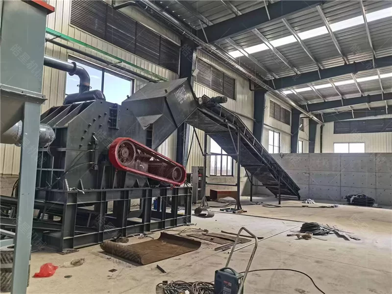 Shuaishuai（Anhui）New Material Technology Co., Ltd. – HX-1600 Metal Crusher & Model 1600 Double Shaft Shredder Case Study - project site photo