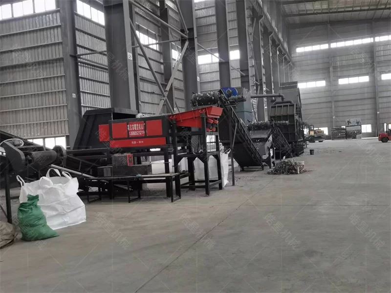 Yantai Zhicheng Aluminum Technology Co., Ltd. – 1200H Scrap Aluminum Crusher & Tube Chain Conveyor Case Study - project site photo