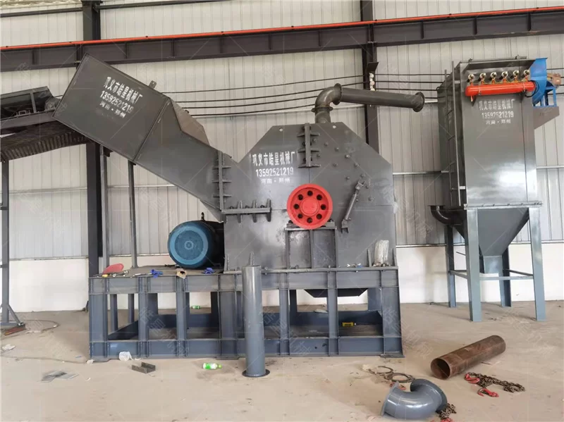 Shuaisu Aluminum Alloy New Materials (Chongqing) Co., Ltd.HXPS1600 Aluminum Scrap Crusher, HXSS1200 Double Shaft Shredder and 1200 Eddy Current Separator Case Study - on-site application photo