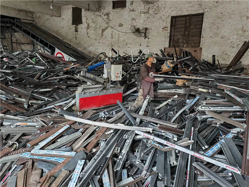 Yunnan Dianyu New Materials Technology Co., Ltd. – 1600 Aluminum Scrap Crusher & 1200 Double Shaft Shredder & 1000 Eddy Current Separator Case Study - on-site application photo