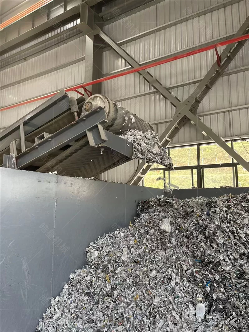 Chongqing Saineng Aluminum Alloy Co., Ltd. – 1200 Aluminum Scrap Crusher & 1000 Double Shaft Shredder Case Study - on-site application photo