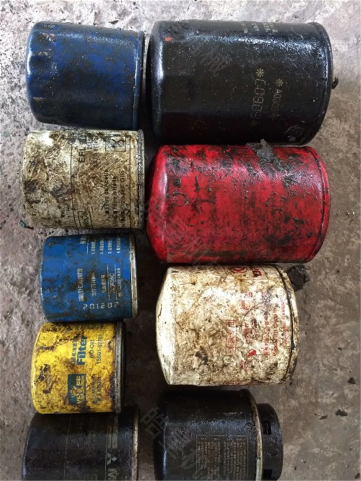 Oil Filter Crusher Crushing Effect & Material Output