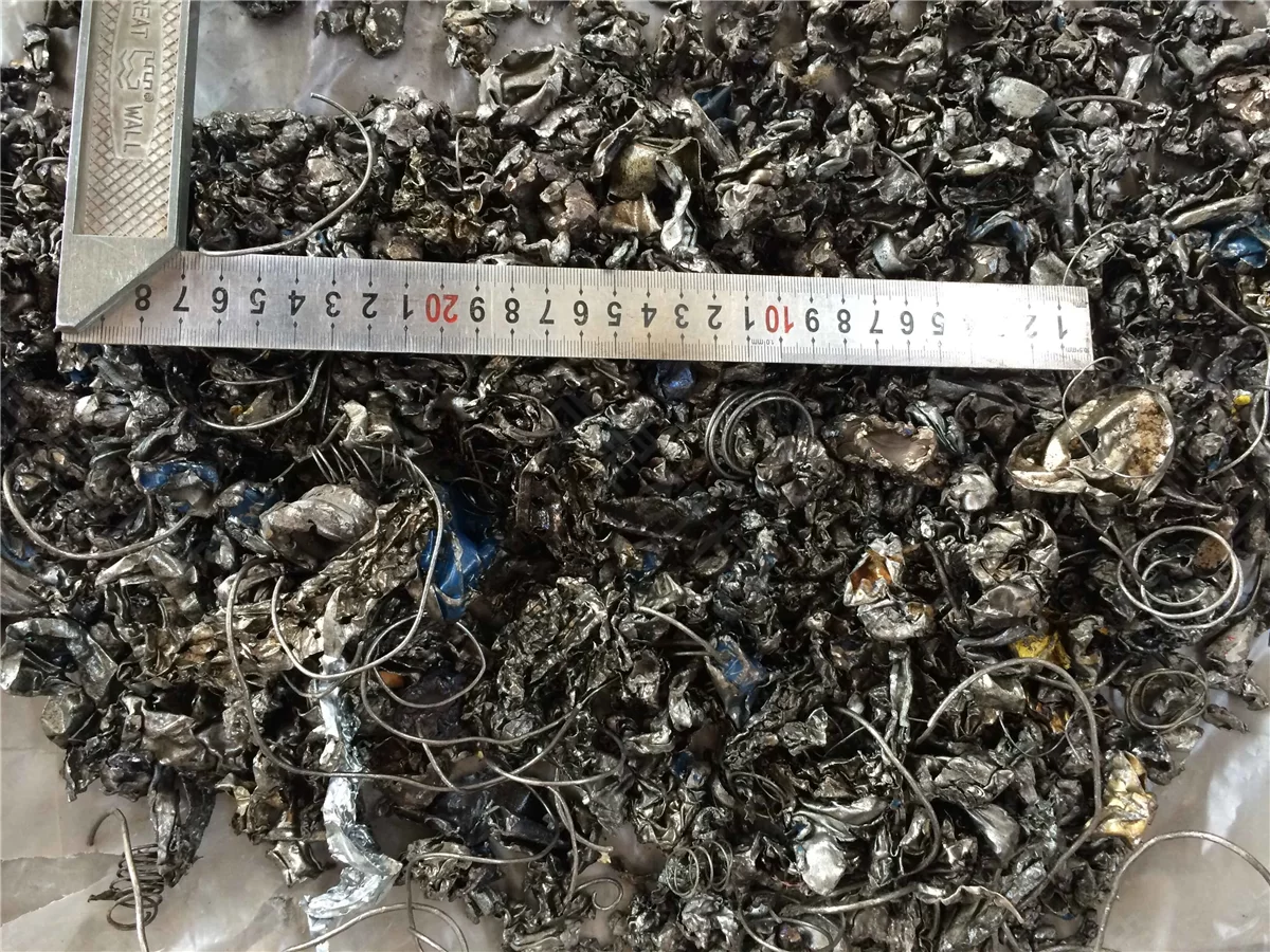 Effect display after material crushing