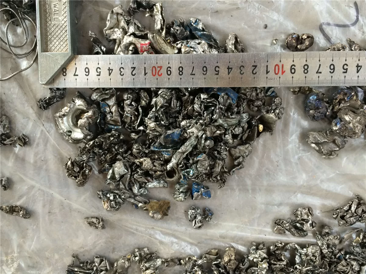 Oil Filter Crusher Crushing Effect & Material Output