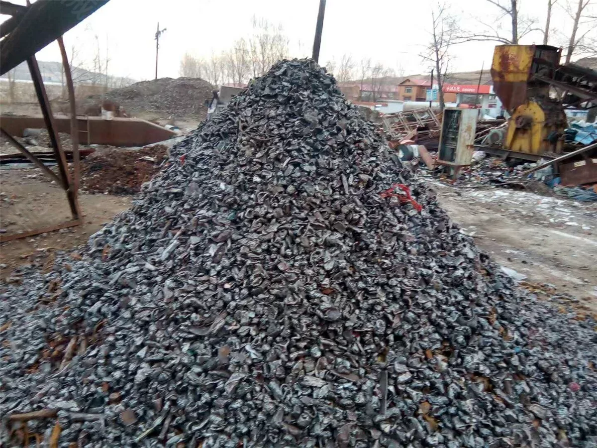 Effect display after material crushing