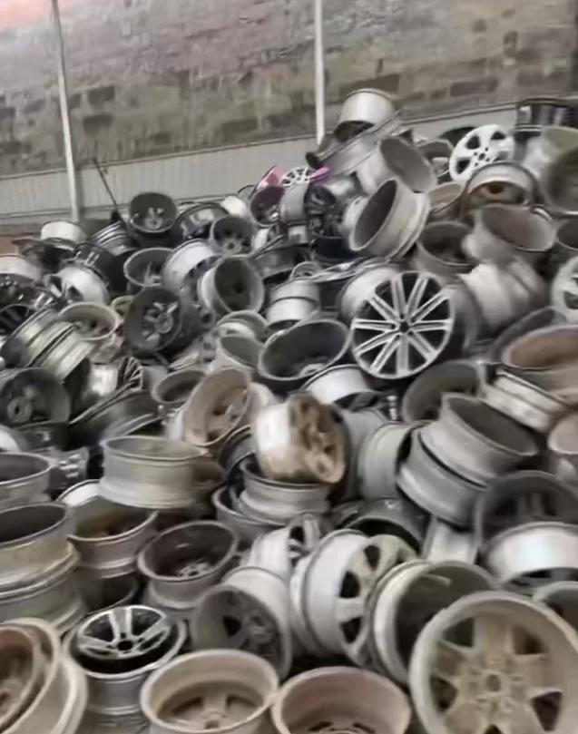 aluminum wheel scrap