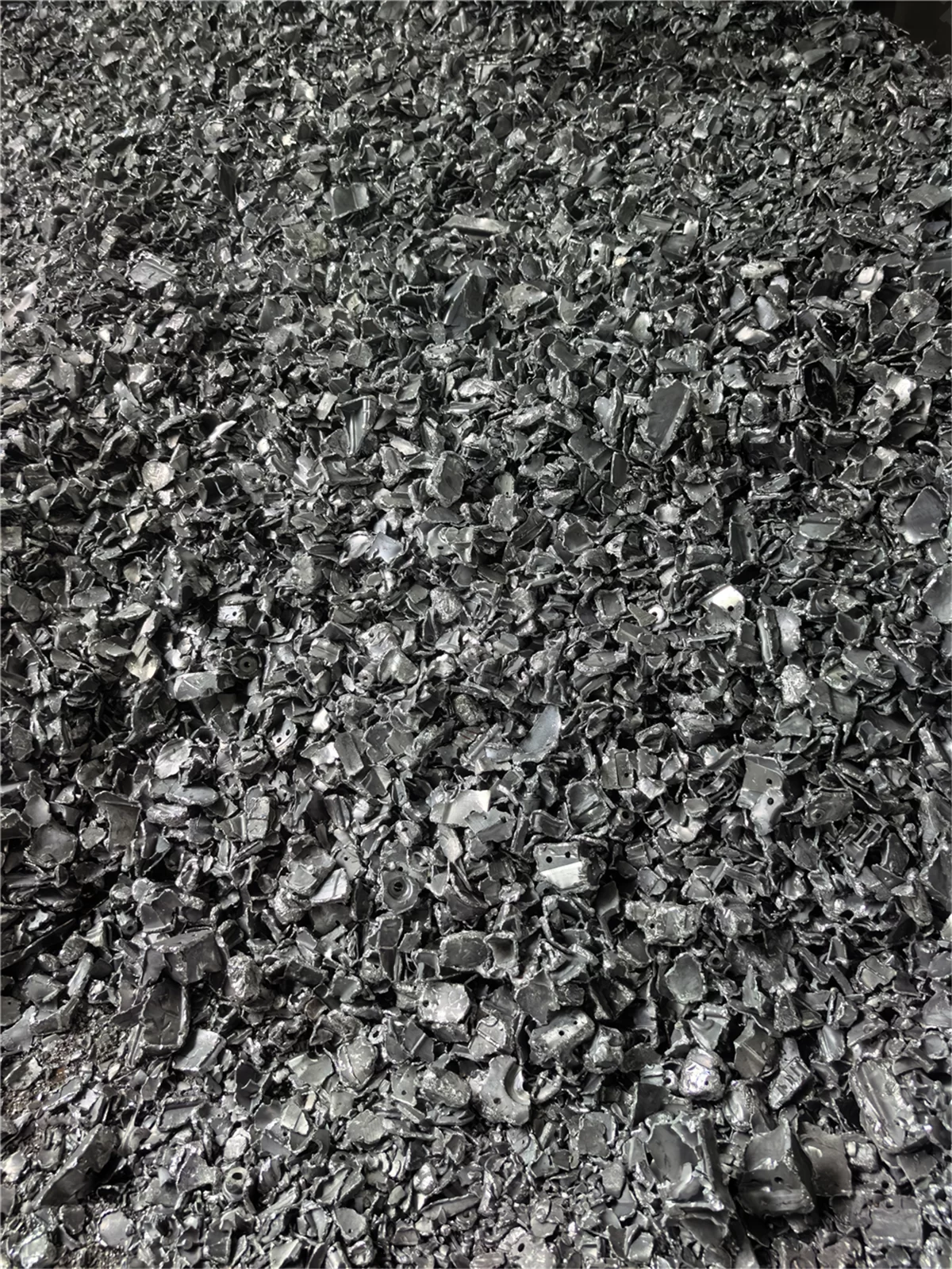Effect display after material crushing