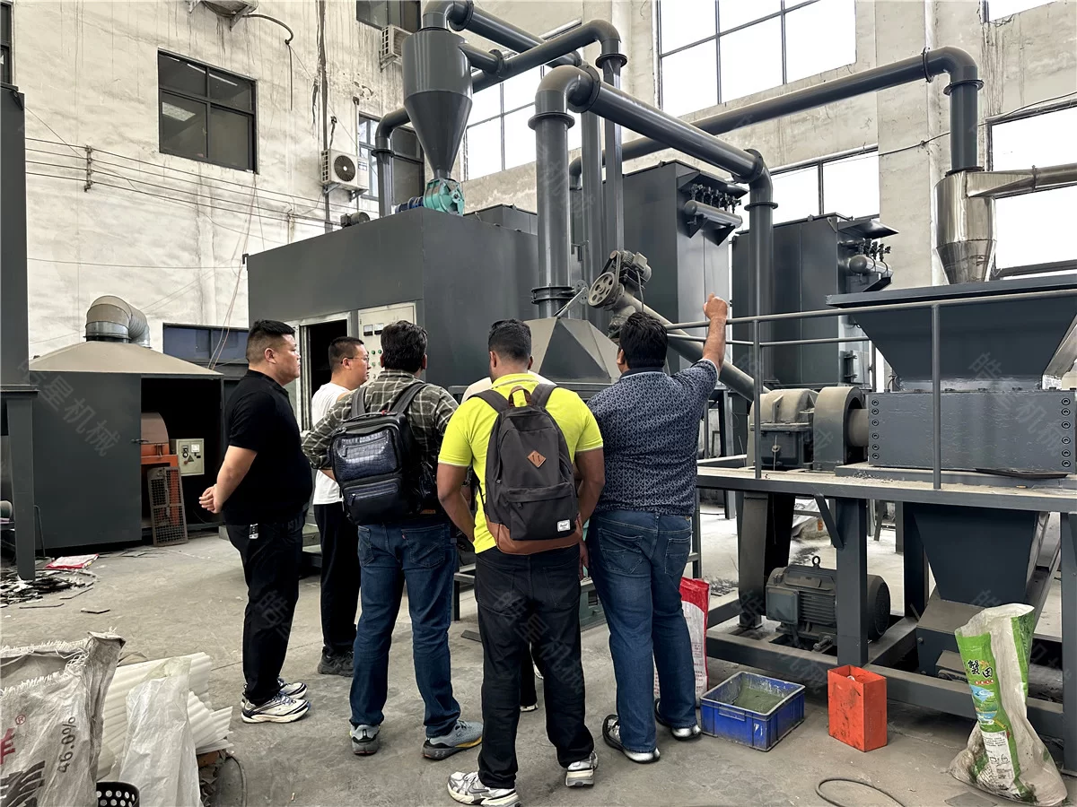 Focus on Efficient Recycling of Scrap Motors: Overseas Customer Visits Haoxing Machinery for On-Site Inspection of Scrap Motor Crushing Line Focus on Efficient Recycling of Scrap Motors: Overseas Customer Visits Haoxing Machinery for On-Site Inspection of Scrap Motor Crushing Line