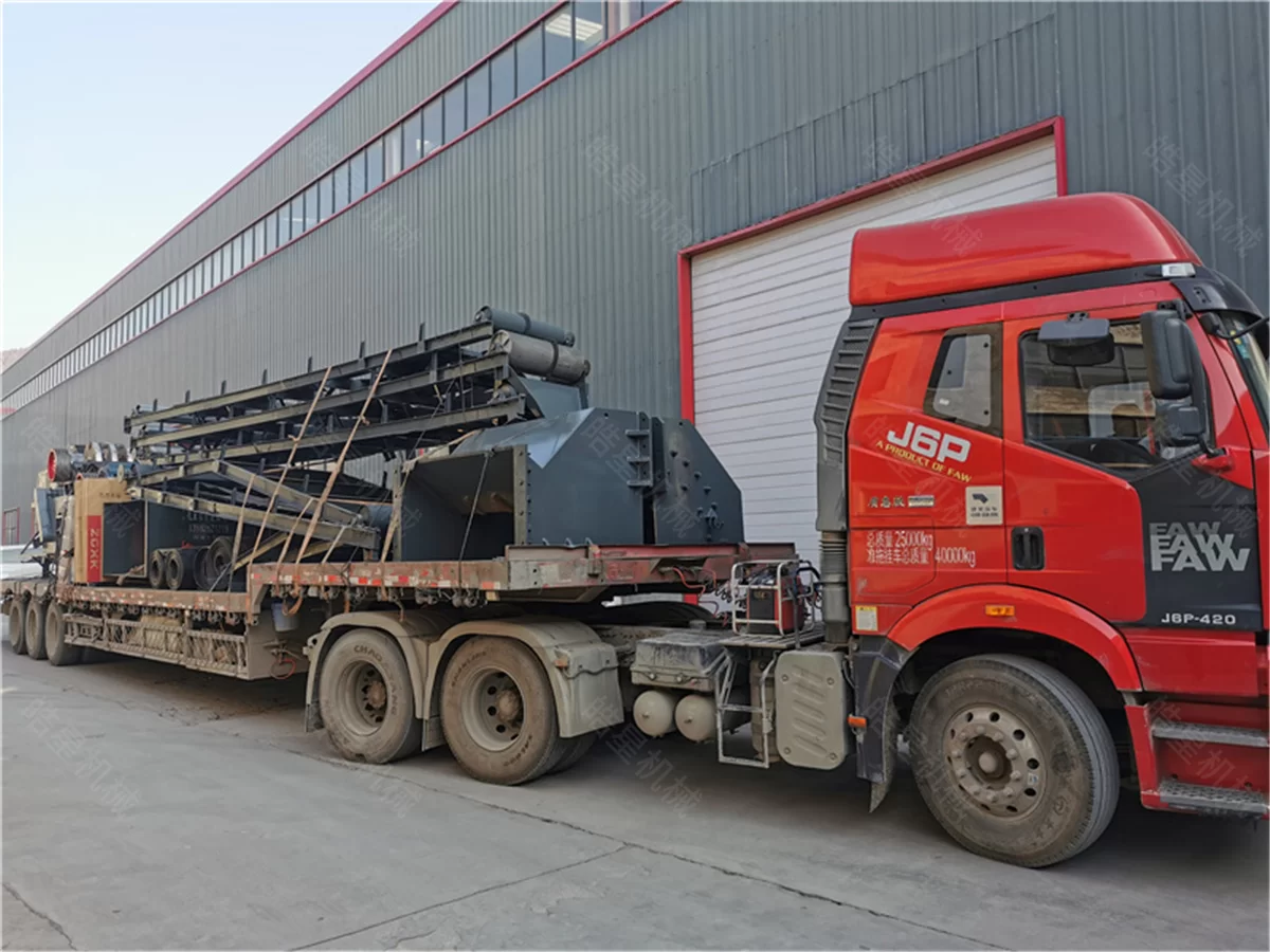 Scrap Steel Crushing and Eddy Current Separation Line Shipment