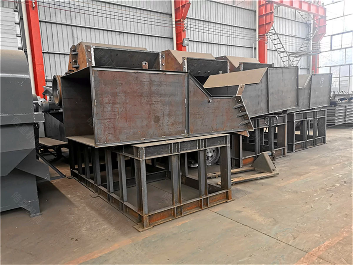1200 Scrap Aluminum Crusher Parts Workshop Photos | Haoxing Machinery