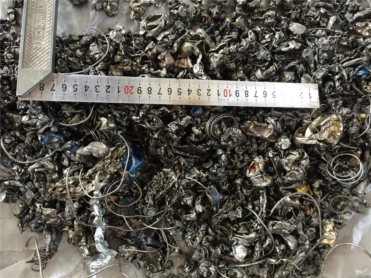 Effect display after material crushing