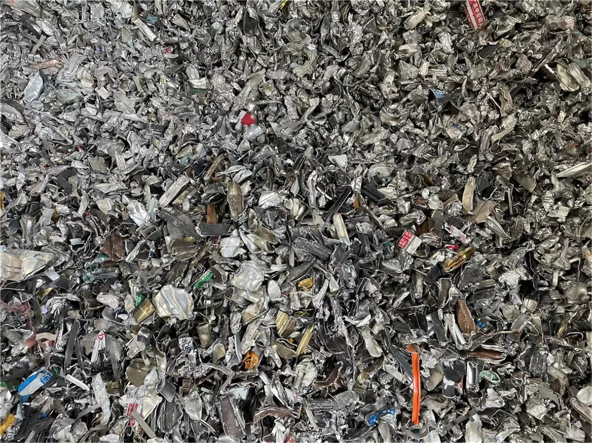 Effect display after material crushing