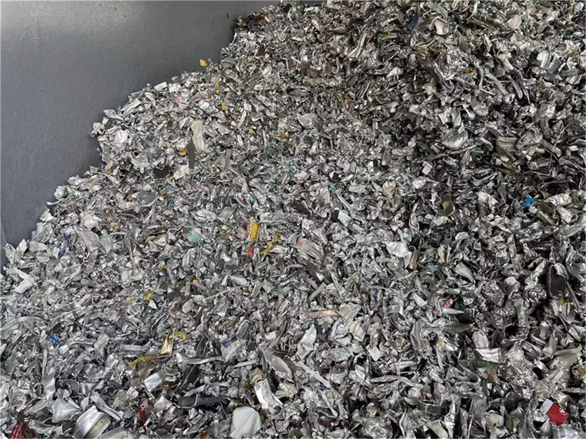 Effect display after material crushing