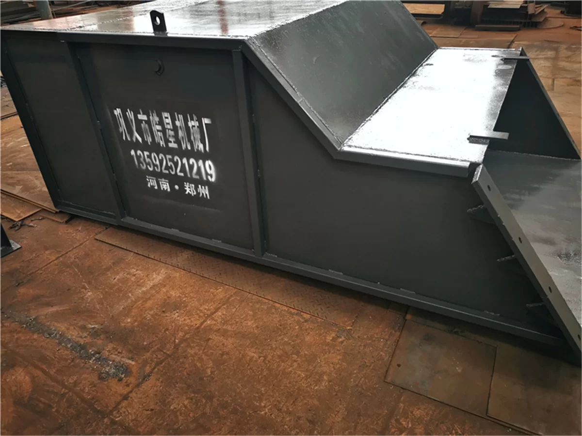 1600 Scrap Steel Crusher Feeding Inlet and Rubber Curtain Factory Photos
