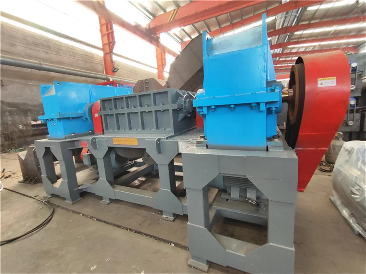 Double Shaft Metal Shredder Semi-Finished Machine Factory Workshop