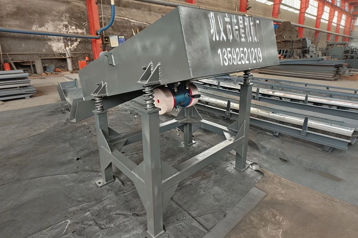 Vibrating Screen for 1200 Scrap Steel Crushing and Sorting Line Factory Photos
