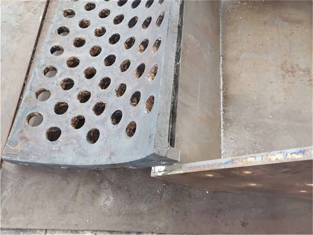 Scrap Metal Crusher Rotor and Screen Plate Details