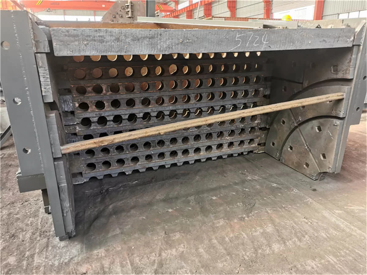 Scrap Metal Crusher Rotor and Screen Plate Details