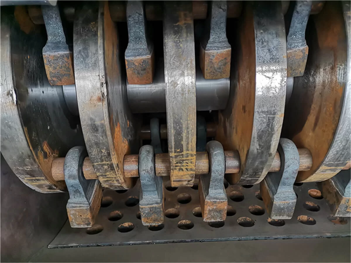 Scrap Metal Crusher Rotor and Screen Plate Details