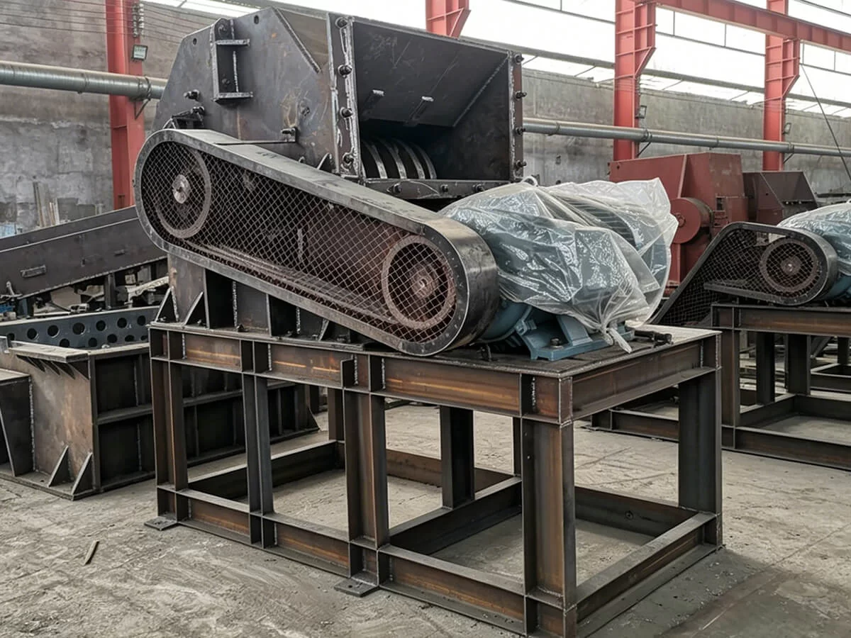 Scrap Metal Crusher Rotor and Screen Plate Details