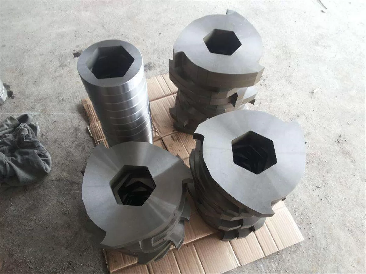 HX-1200 Twin Shaft Shredder Cutter Chamber Assembly