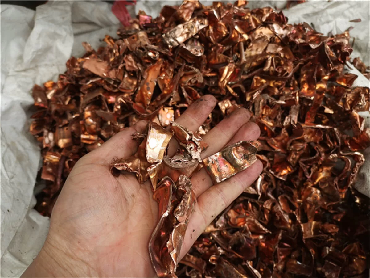 Effect display after material crushing
