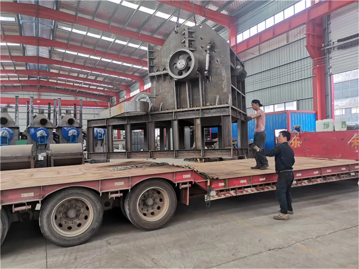 1600 Aluminum Profile Crusher With 1200 Metal Sorting Machine Shipped to Chongqing