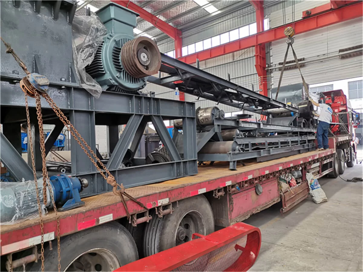 1600 Aluminum Profile Crusher With 1200 Metal Sorting Machine Shipped to Chongqing