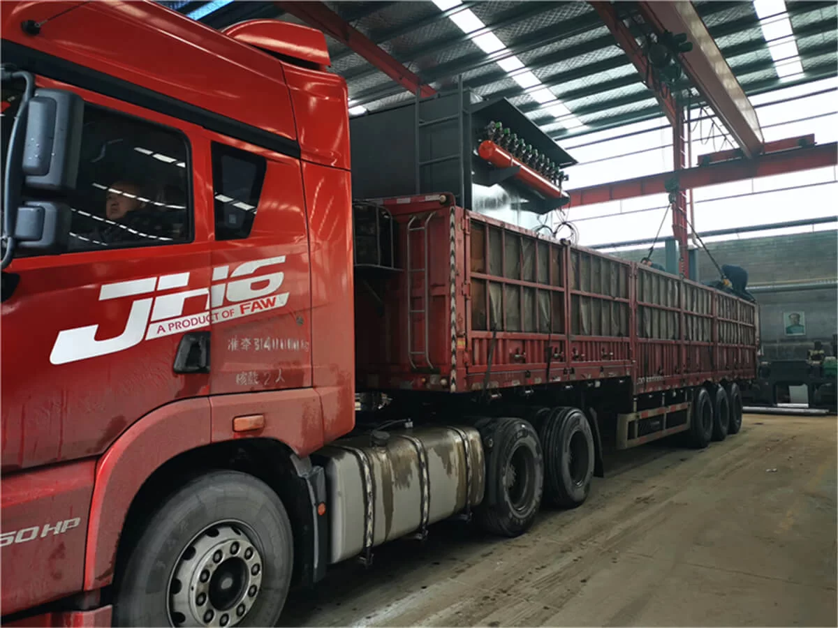 2000 Aluminum Slag Crusher With 96-Bag Dust Collector Shipped to Jiangjin, Chongqing