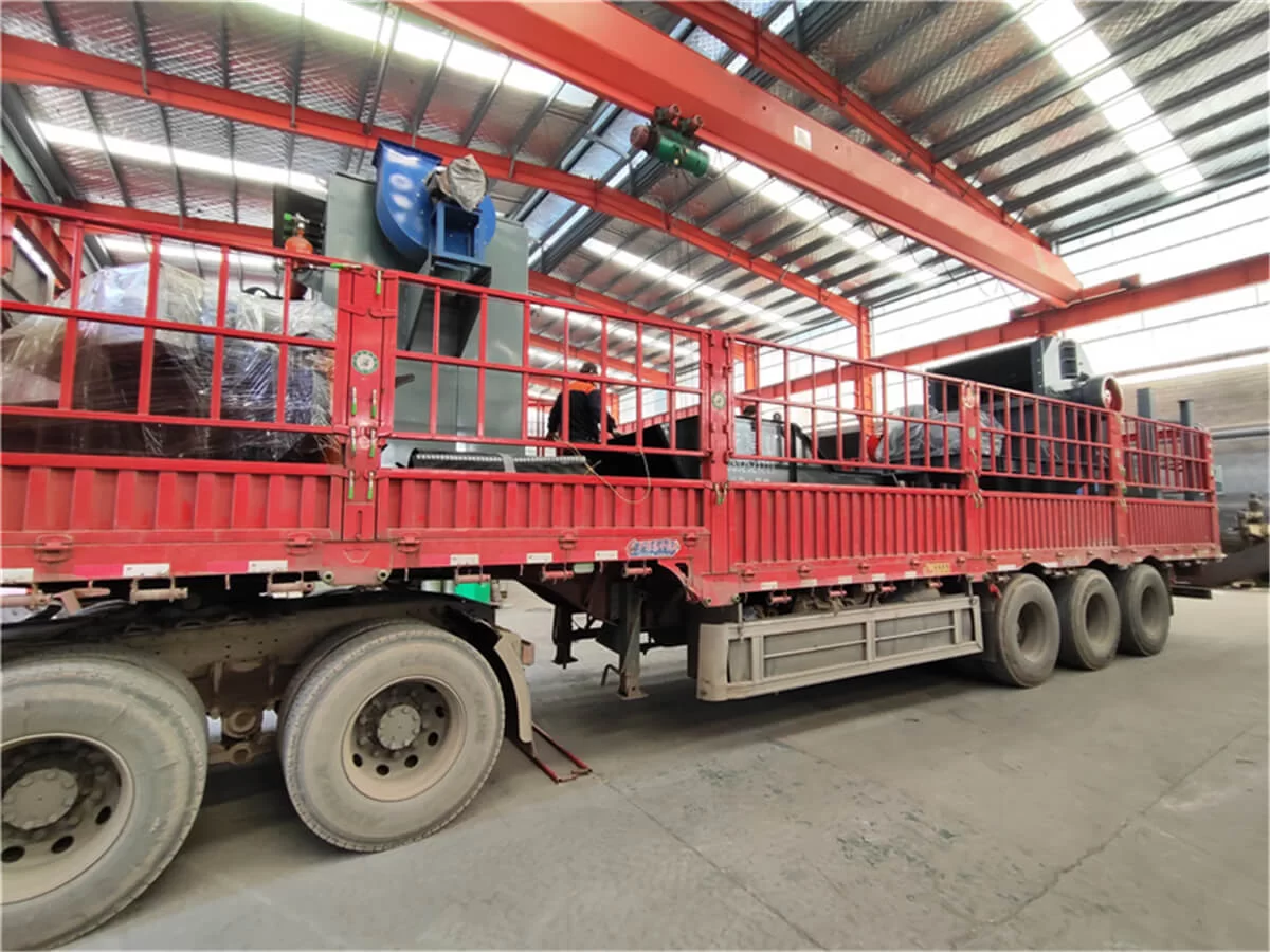 1400 Aluminum Crankcase Crusher With 96-Bag Dust Collector Shipped to Gaozhou, Maoming, Guangdong