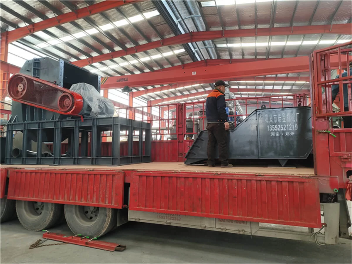 1200 Oil Filter Crusher With 96-Bag Dust Collector Shipped to Nantong, Jiangsu