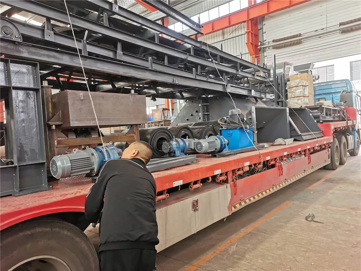 1800 Scrap Steel Crusher, 96-Bag Dust Collector and 1200 Metal Separator Shipped to Chongqing on November 21 2021