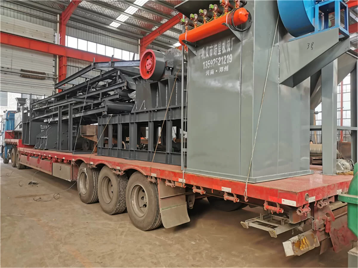 1800 Scrap Steel Crusher, 96-Bag Dust Collector and 1200 Metal Separator Shipped to Chongqing on November 21 2021