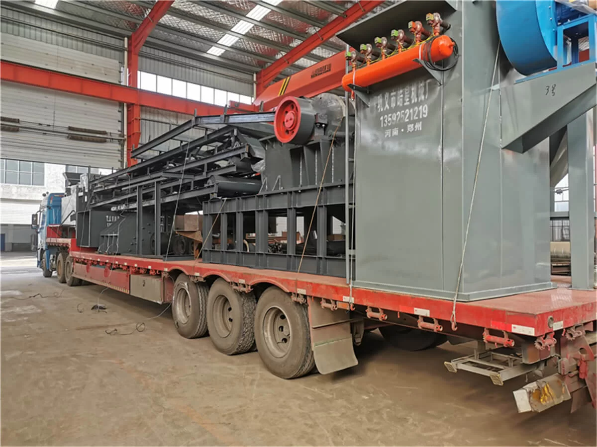 1800 Scrap Steel Crusher, 96-Bag Dust Collector and 1200 Metal Separator Shipped to Chongqing on November 21 2021