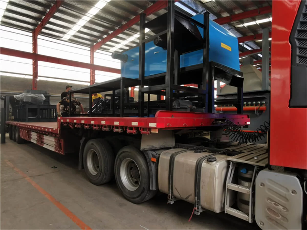 1600 Metal Crusher and 1000 Eddy Current Separator Shipped to Linyi Shandong on July 5 2022