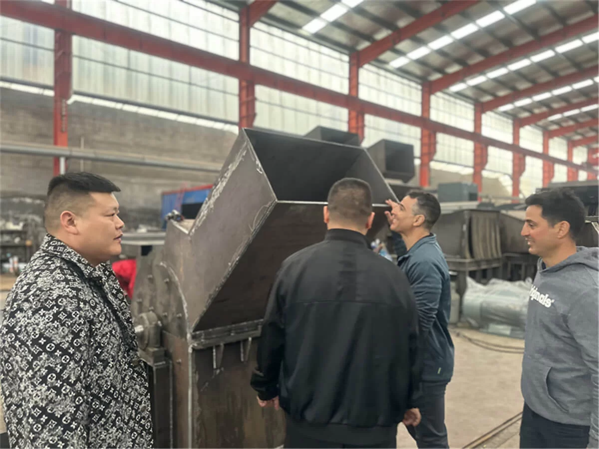 Malaysian Customers Visit Haoxing Machinery for Baled Scrap Shredder Project