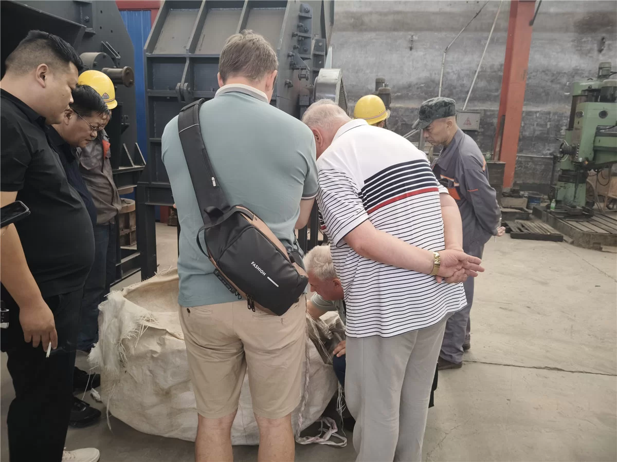 Russian Customers Visited Haoxing Machinery for Thermal Break Aluminum Recycling Testing on June 25, 2026