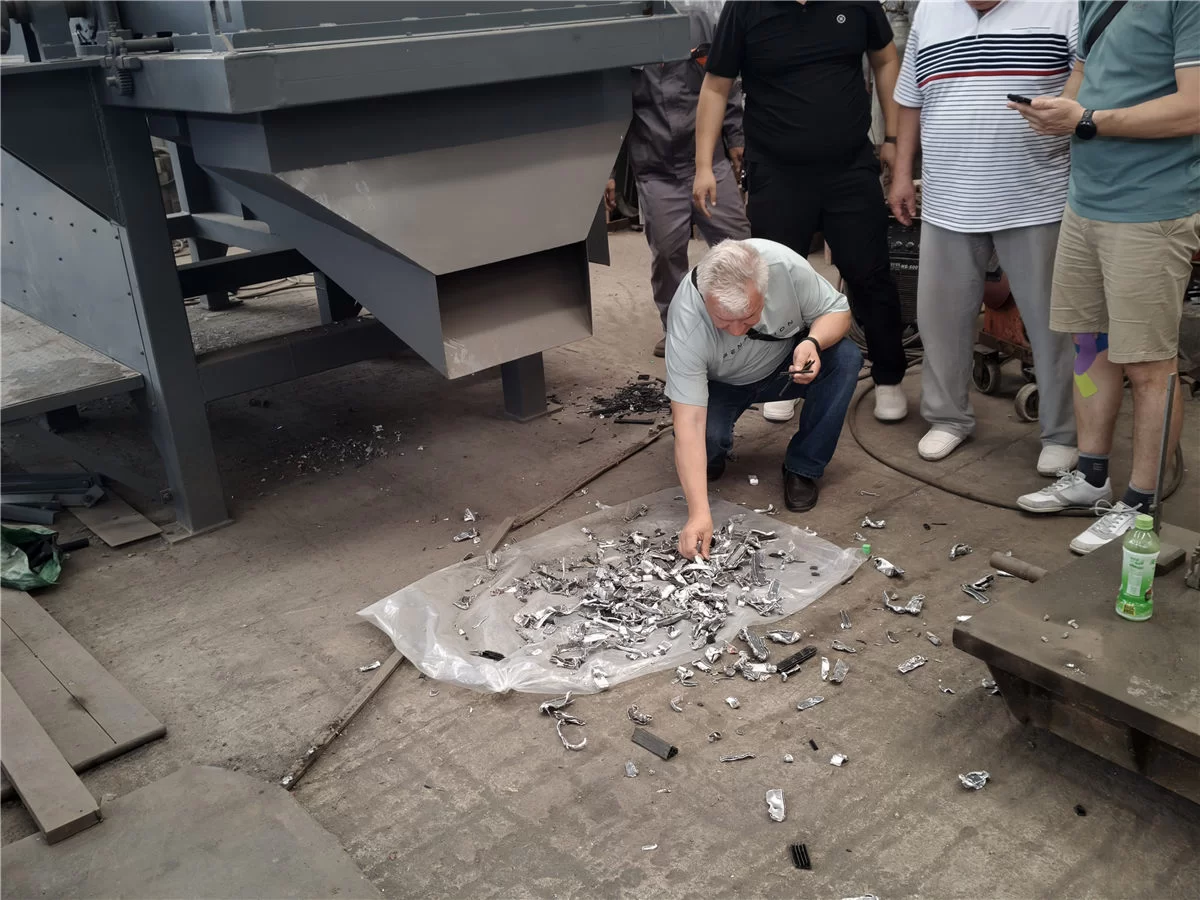 Russian Customers Visited Haoxing Machinery for Thermal Break Aluminum Recycling Testing on June 25, 2026