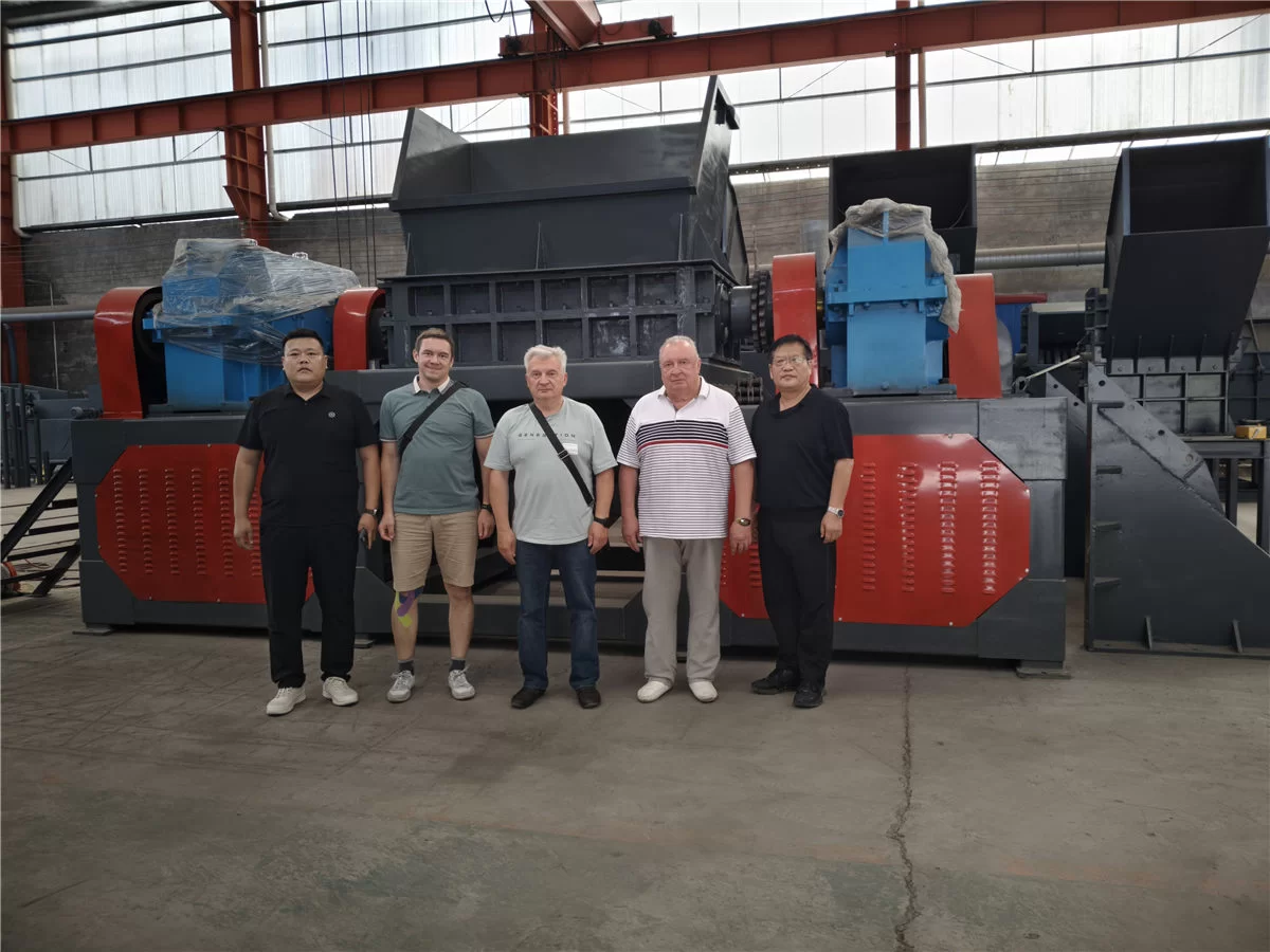 Russian Customers Visited Haoxing Machinery for Thermal Break Aluminum Recycling Testing on June 25, 2026