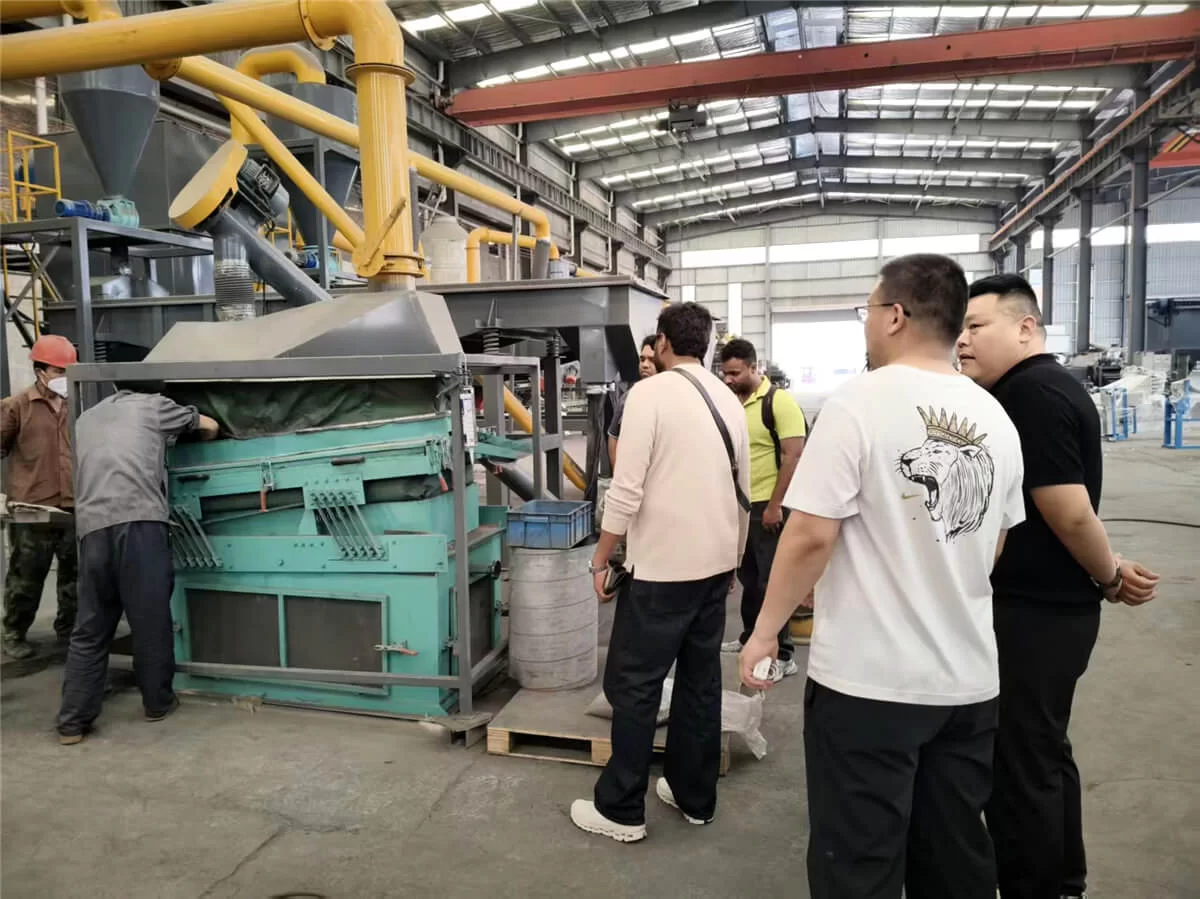 Indian Customers Visited Haoxing Factory for Waste Motor Recycling Testing on May 15, 2026
