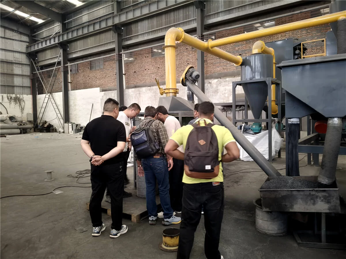 Indian Customers Visited Haoxing Factory for Waste Motor Recycling Testing on May 15, 2026